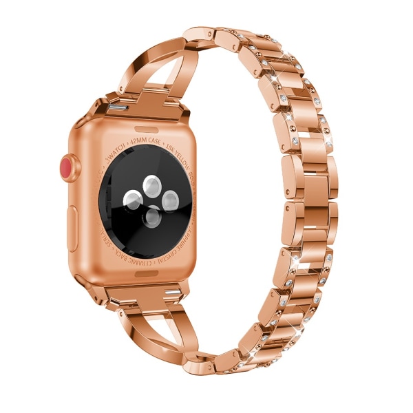 Rhinestone Kristallranneke Apple Watch 45mm Series 9 Rosekulta