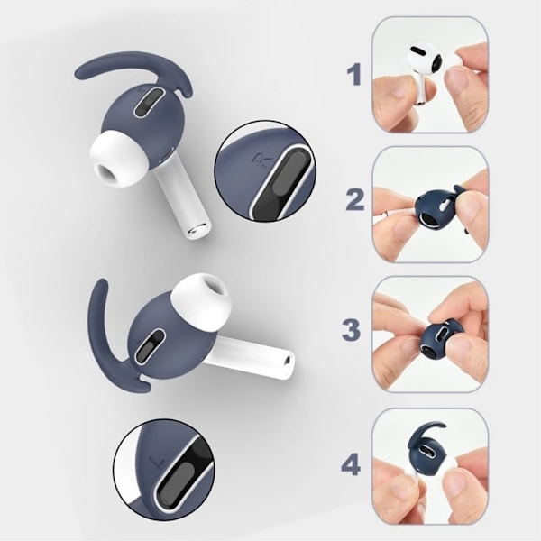 Sport EarHooks Apple AirPods Pro Hvid