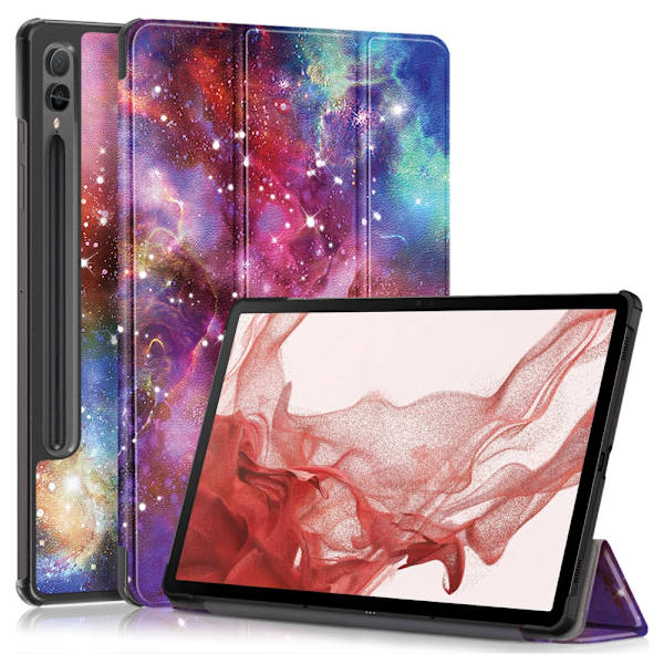 Samsung Galaxy Tab S9 Plus Fodral Tri-fold Stjärnhimmel