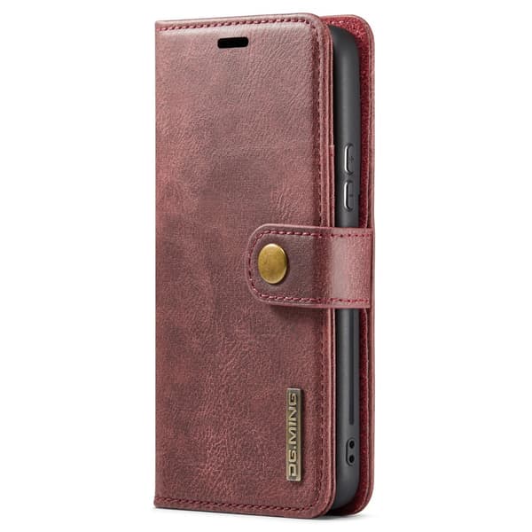 DG.MING 2-i-1 Magnet Pung Samsung Galaxy S24 Plus Rød