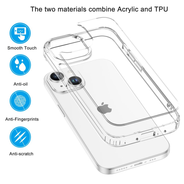 Leeu Design TPU Case iPhone 15 Clear