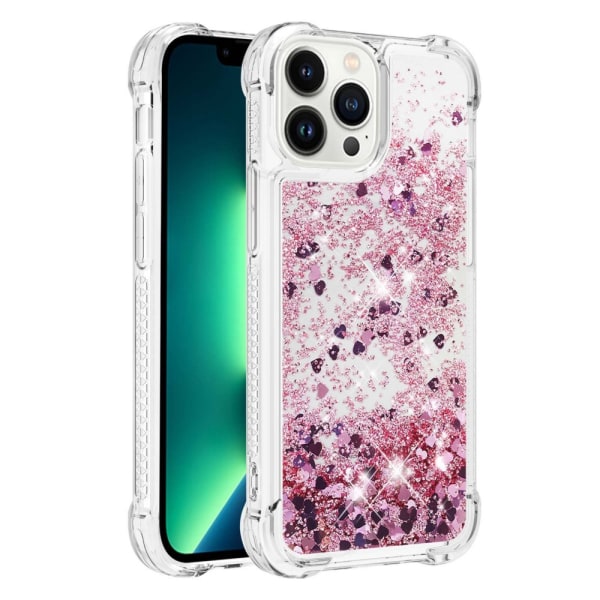 Glitter Bling TPU Case iPhone 14 Pro Max Roséguld