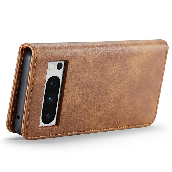 DG.MING 2-in-1 Magnet Wallet Google Pixel 8 Pro Cognac