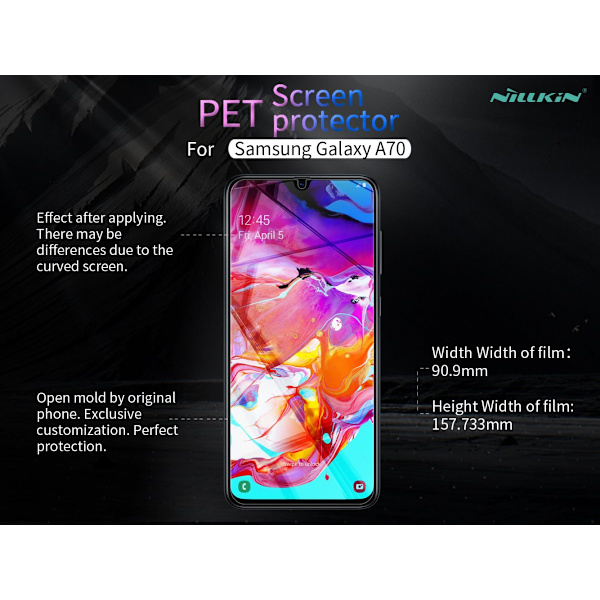 Nillkin Super Clear Näytönsuoja Yksinkertainen Samsung Galaxy A70/A70s