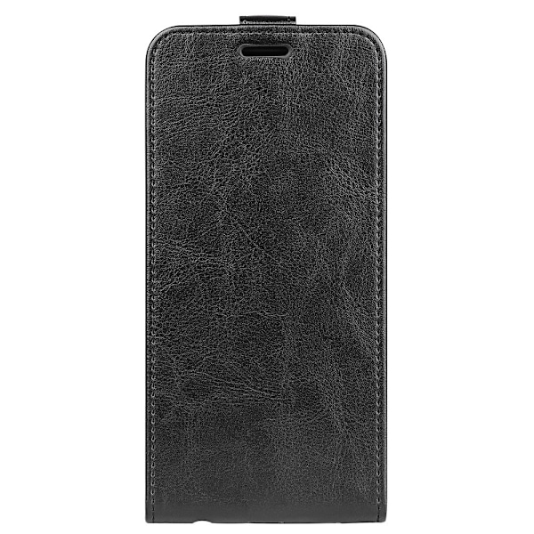 Læder Flip Cover iPhone 14 Sort