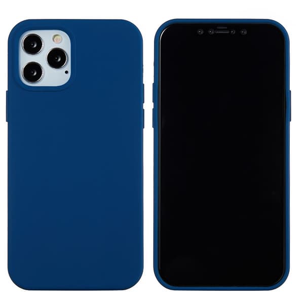 iPhone 13 Pro Max -kuori, silikoni, sininen