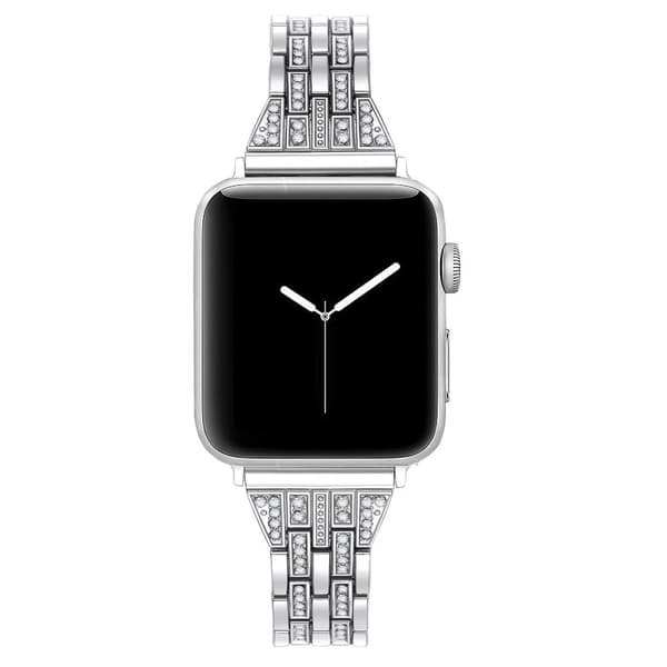 Slim Bling Bracelet Apple Watch 45mm Series 9 Silver