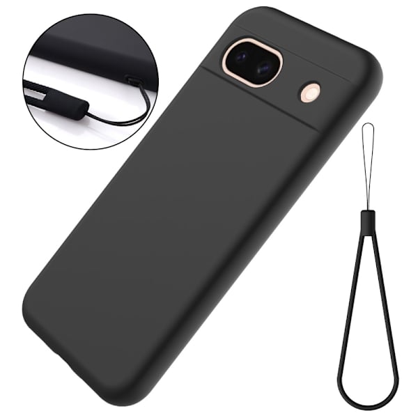 Silikonskal Google Pixel 8a Svart