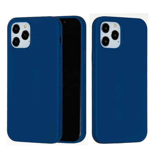 iPhone 13 Pro Max -kuori, silikoni, sininen
