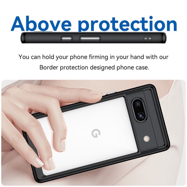 Hybrid Edge Skal Google Pixel 7a Svart