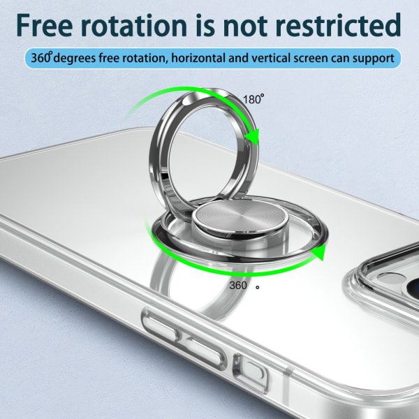 Skal Med Ringhållare iPhone 15 Pro Max Transparent