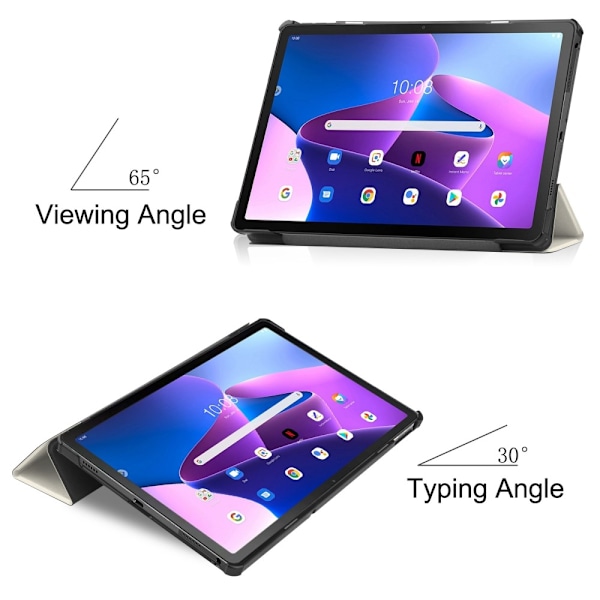 Lenovo Tab M10 Plus (3rd gen) Fodral Tri-fold Katt