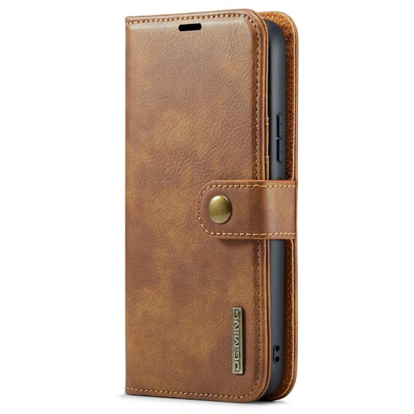 DG.MING 2-in-1 Magnet Wallet Samsung Galaxy A54 Cognac