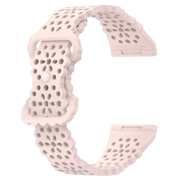 Flower Silikonarmband Fitbit Versa 3/Sense Rosa