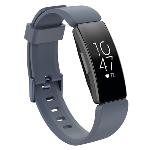 Fitbit Inspire/Inspire HR/Inspire 2 -silikoniranneke, harmaa