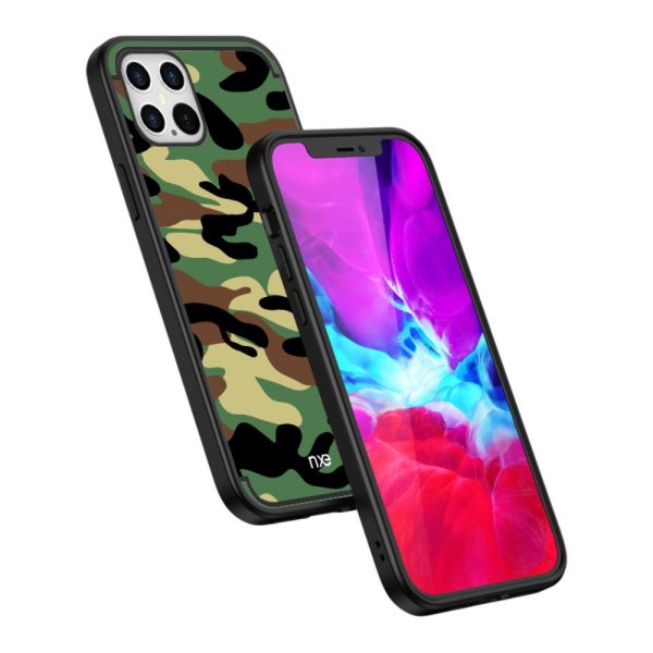 Cover TPU Camouflage iPhone 12 Pro Max Grøn