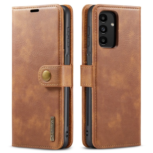 DG.MING 2-in-1 Magnet Wallet Samsung Galaxy A13 Cognac