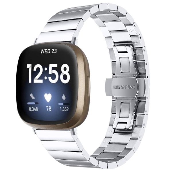 Länkarmband Fitbit Versa 4/Sense 2 Silver