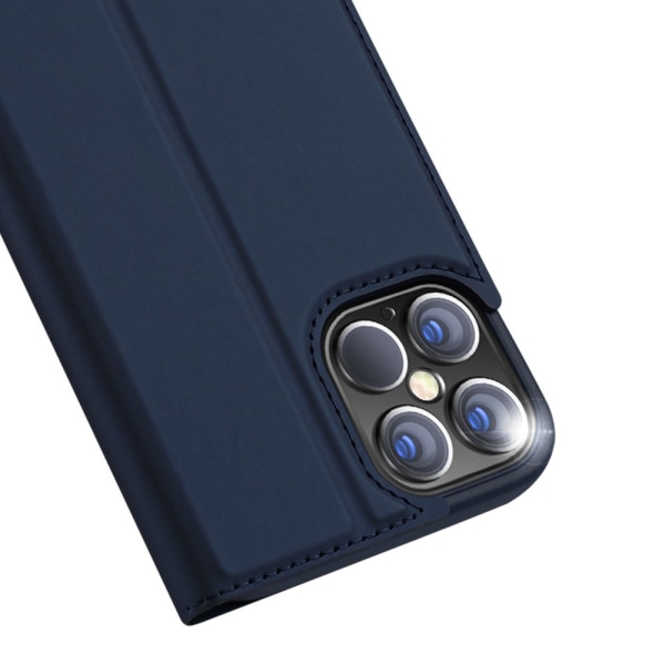 Dux Ducis Skin Pro nahkakotelo iPhone 12 Pro Max Sininen
