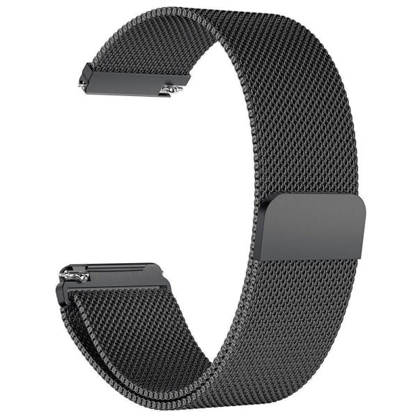 Milanese Loop Armbånd Fitbit Versa 3/Sense Black