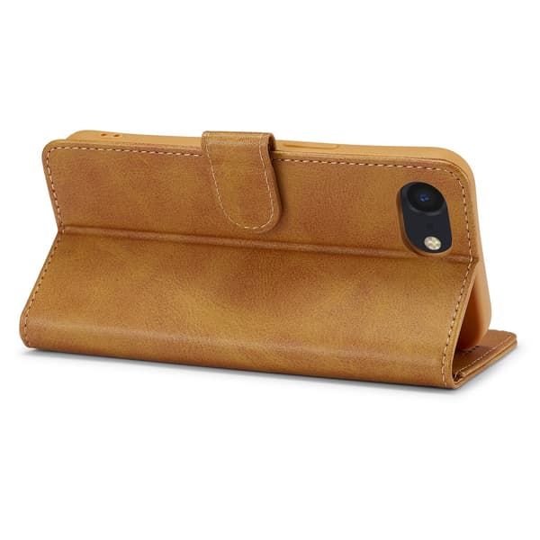 LC.IMEEKE Plånboksfodral iPhone 16e Cognac