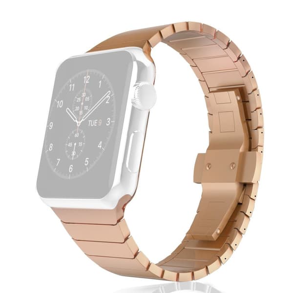 Länkarmband Apple Watch 41mm Series 9 Roséguld
