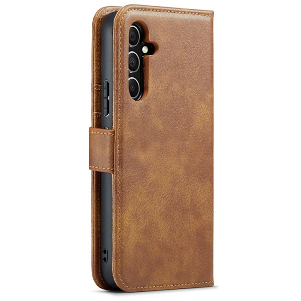 DG.MING 2-in-1 Magnet Wallet Samsung Galaxy A54 Cognac