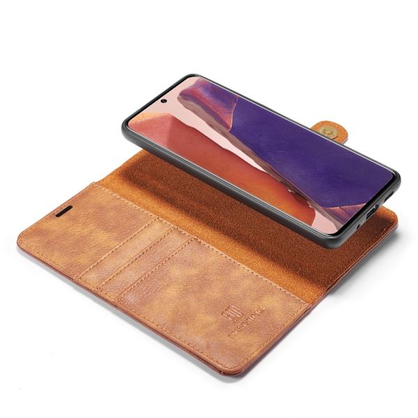 DG.MING Pungetui med magnet til Galaxy Note 20 Brun