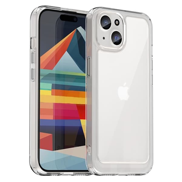 Hybrid Edge Skal iPhone 15 Plus Transparent