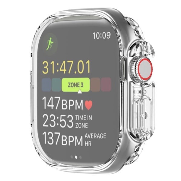 Heltäckande TPU Skal Apple Watch Ultra 2 49mm Transparent