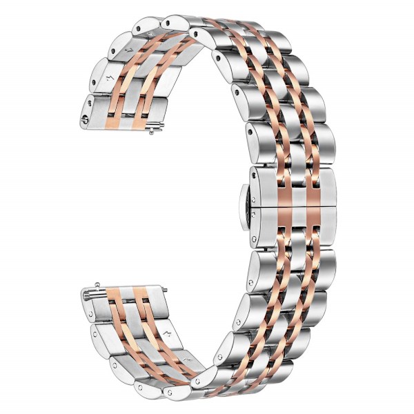Metalliranneke Samsung Galaxy Watch 42mm Rosé Kulta/Hopea