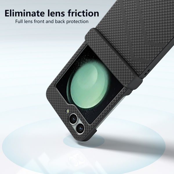 Hårdskal Gummerat Hinge Protection Samsung Galaxy Z Flip 6 Svart