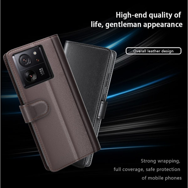 Aito nahkakotelo Xiaomi 13T Ruskea