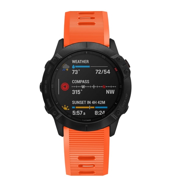 Silikonarmband Garmin Fenix 6X/6X Pro/7X Orange