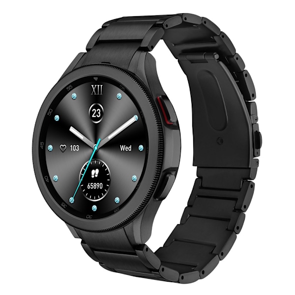 Titanarmband Full Fit Samsung Galaxy Watch 7 44mm Svart