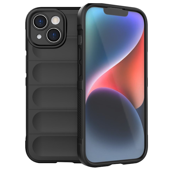 Stødsikkert cover til iPhone 15 Plus - Sort