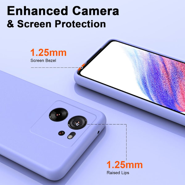 Silikoni kuori Xiaomi 13T Pro Lila