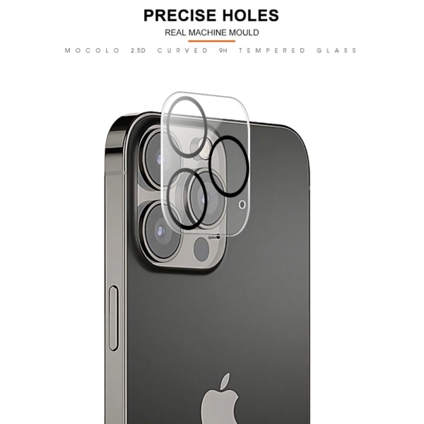 Mocolo Heltäckande Kameraskydd iPhone 14 Pro Härdat Glas