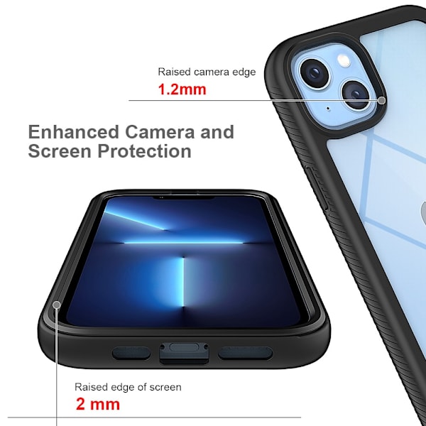 360 Full Cover Edge Case iPhone 13 Sort