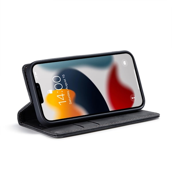 CaseMe Slim Lompakkokotelo iPhone 13 Mini Musta