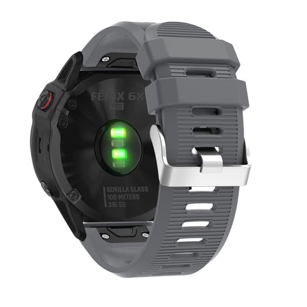 Silikonearmbånd Garmin Fenix 7X Pro Grå