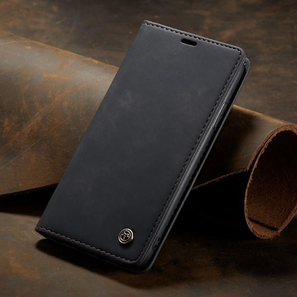 CaseMe Retro Pungetui iPhone 11 Sort