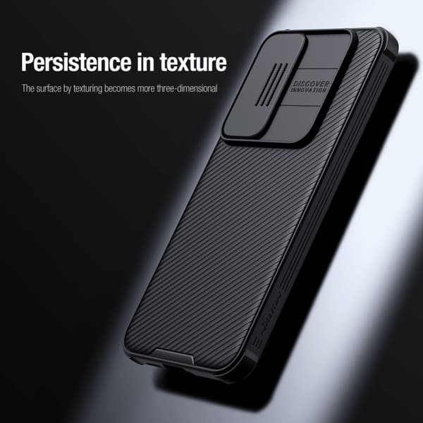 Nillkin CamShield -kuori Samsung Galaxy A55 - Musta