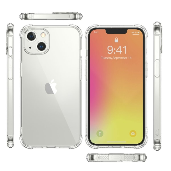 Stöttåligt TPU Skal iPhone 13 Pro Transparent
