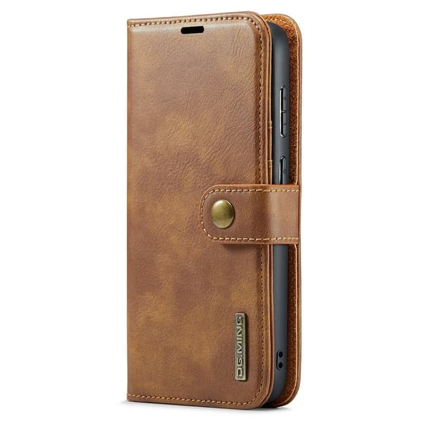 DG.MING 2-i-1 Magnetpung Samsung Galaxy S25 Plus Cognac