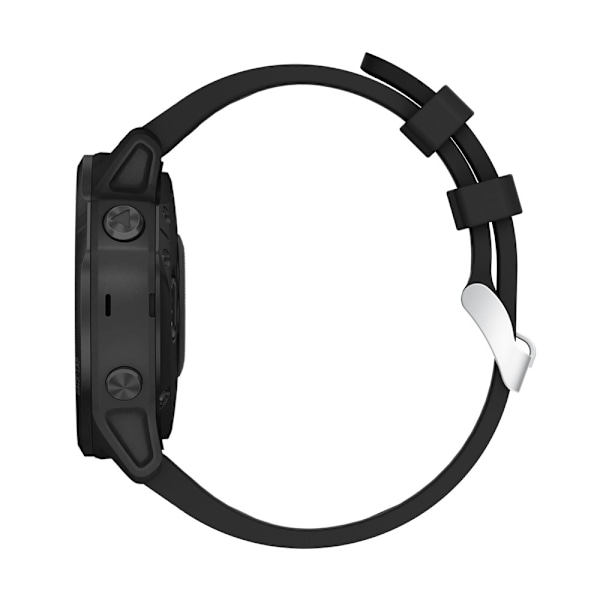 Silikoniranneke Garmin Fenix 7S Pro Musta