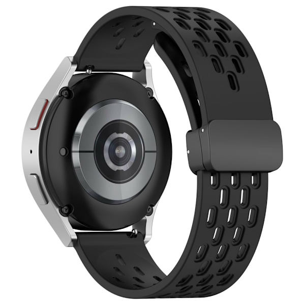 Silikone Rem Sport Samsung Galaxy Watch 6 Classic 43mm Sort