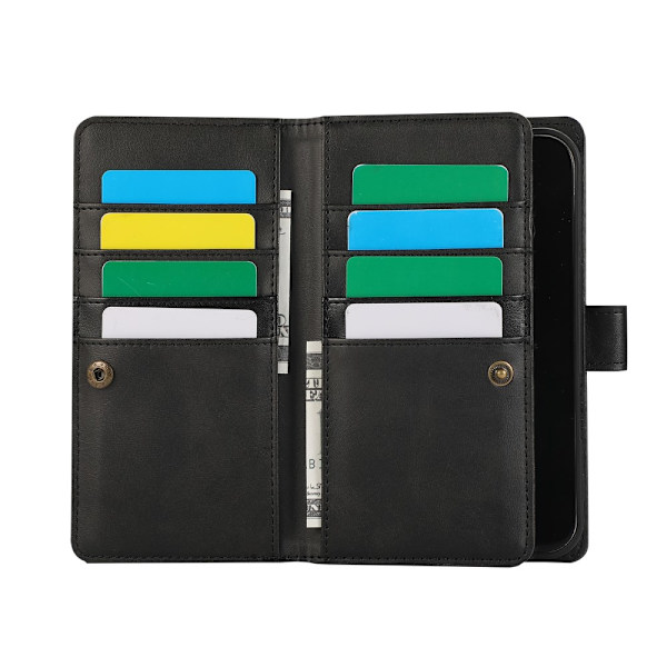 Plånboksfodral Multi-Slot iPhone 16 Svart