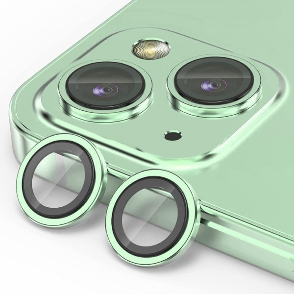 Hat Prince Lens Protection Hærdet Glas iPhone 15/15 Plus Grøn