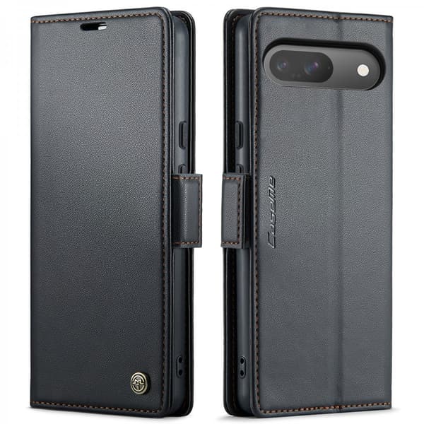 CaseMe Slim Plånboksfodral RFID-skydd Google Pixel 10 Pro Svart